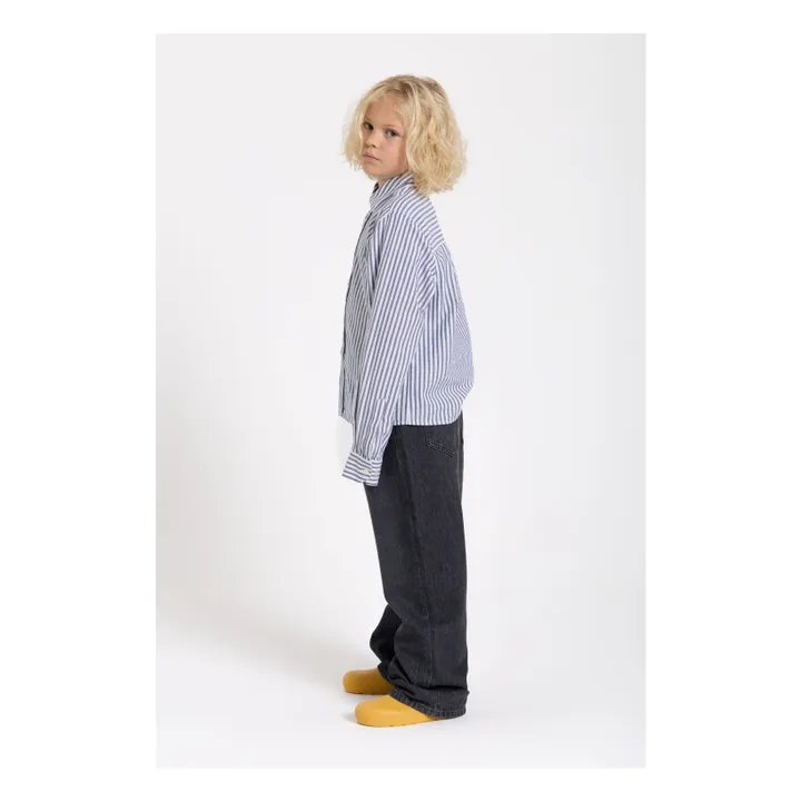 Chemise Zak Rayée | Noir- Image produit n°7