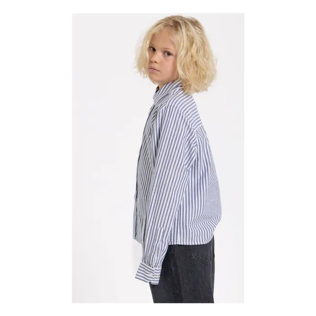 Camicia a righe Zak | Nero