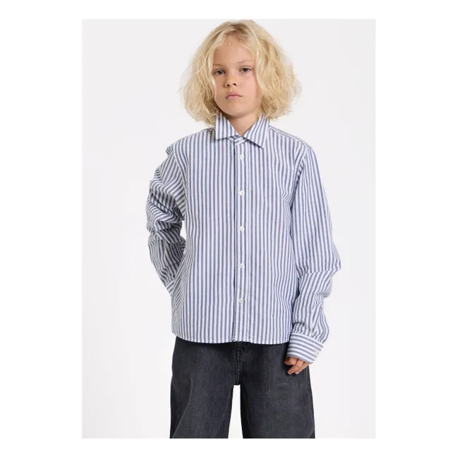 Zak Striped Shirt | Black