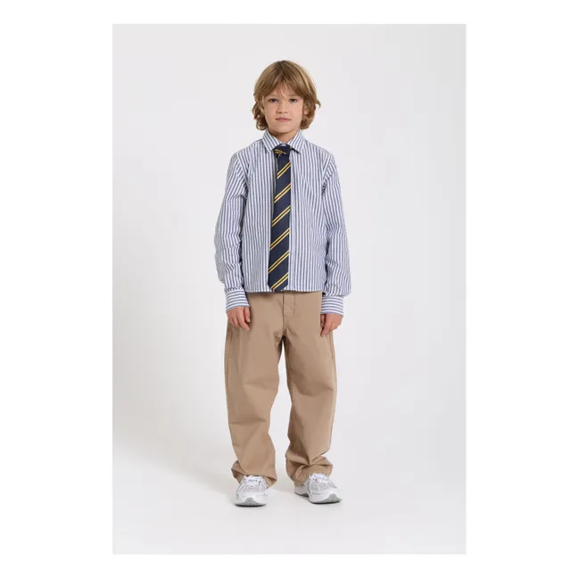 Camicia a righe Zak | Nero