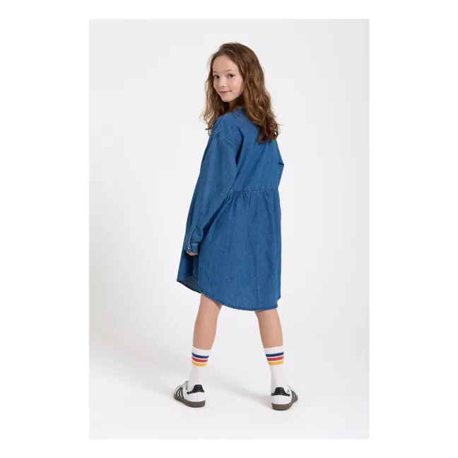 Drew Denim Dress | Denim blue