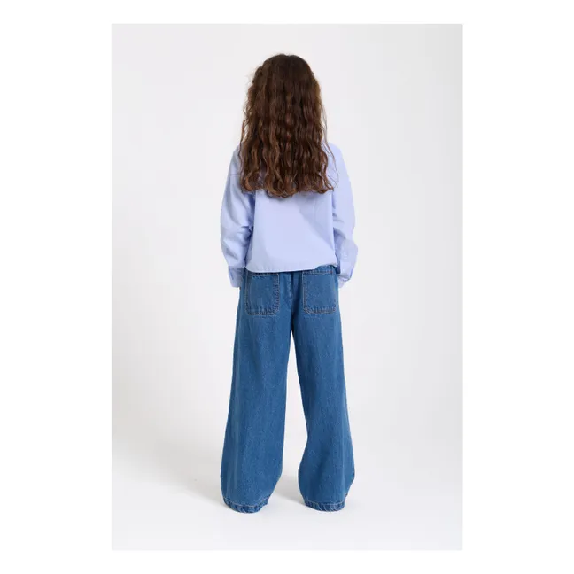 Jean Large Paloma | Bleu jean