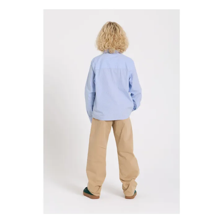 Chemise Zayn Rayée | Bleu Clair- Image produit n°7