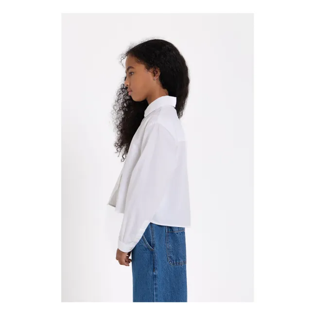 Clara Short Shirt | White