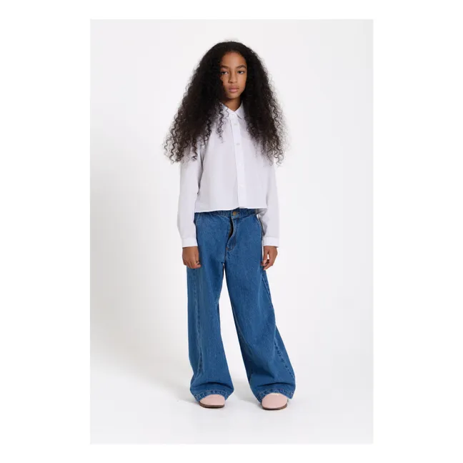 Clara Short Shirt | White