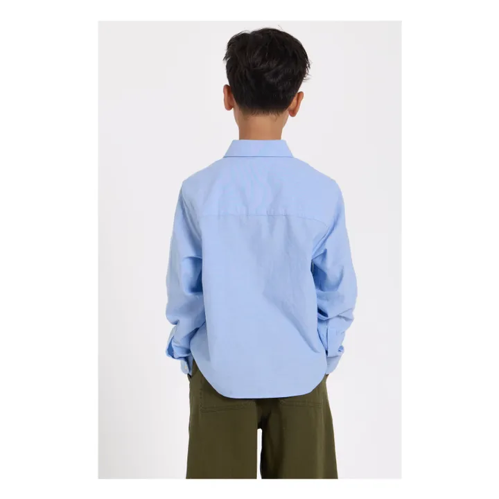 Chemise Zayn Oxford | Bleu ciel- Image produit n°4