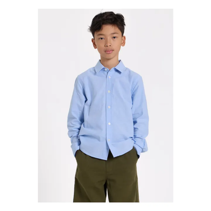 Chemise Zayn Oxford | Bleu ciel- Image produit n°1