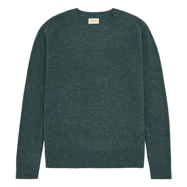 Jersey de lana merina Gatu | Verde Oscuro