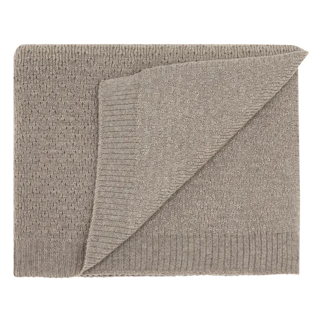 Dora Merino Wool Blanket | Oatmeal