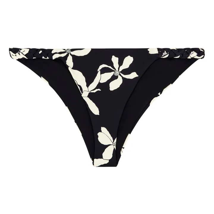 Bas de Maillot Mila Imprimé Vintage | Noir- Image produit n°0