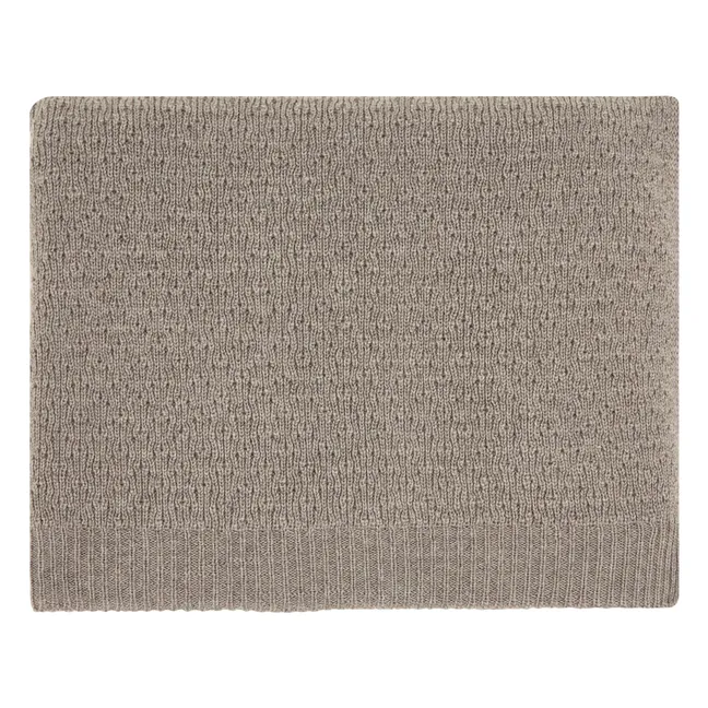Dora Merino Wool Blanket | Oatmeal