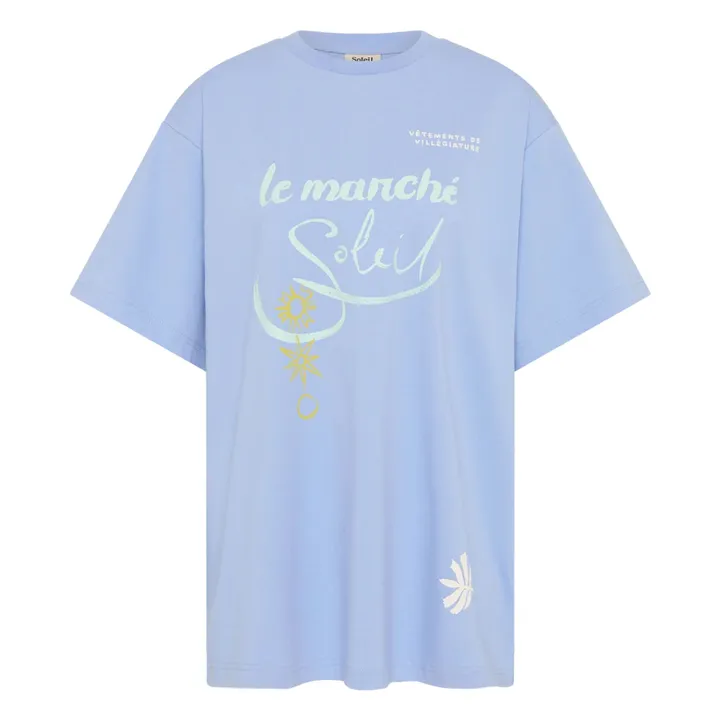 T-Shirt Le Marché | Bleu- Image produit n°0