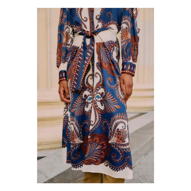 Arabesque-Kleid | Blau