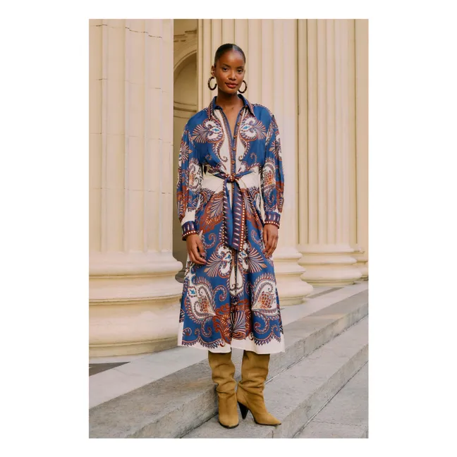 Robe Arabesque | Bleu