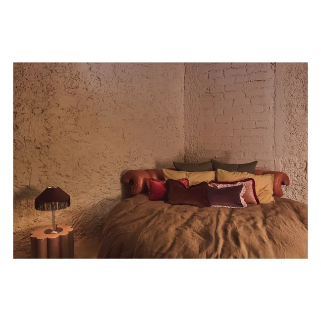 Housse de coussin en velours Doris