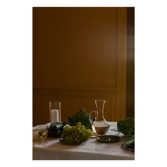 Isidora glass decanter | Brown