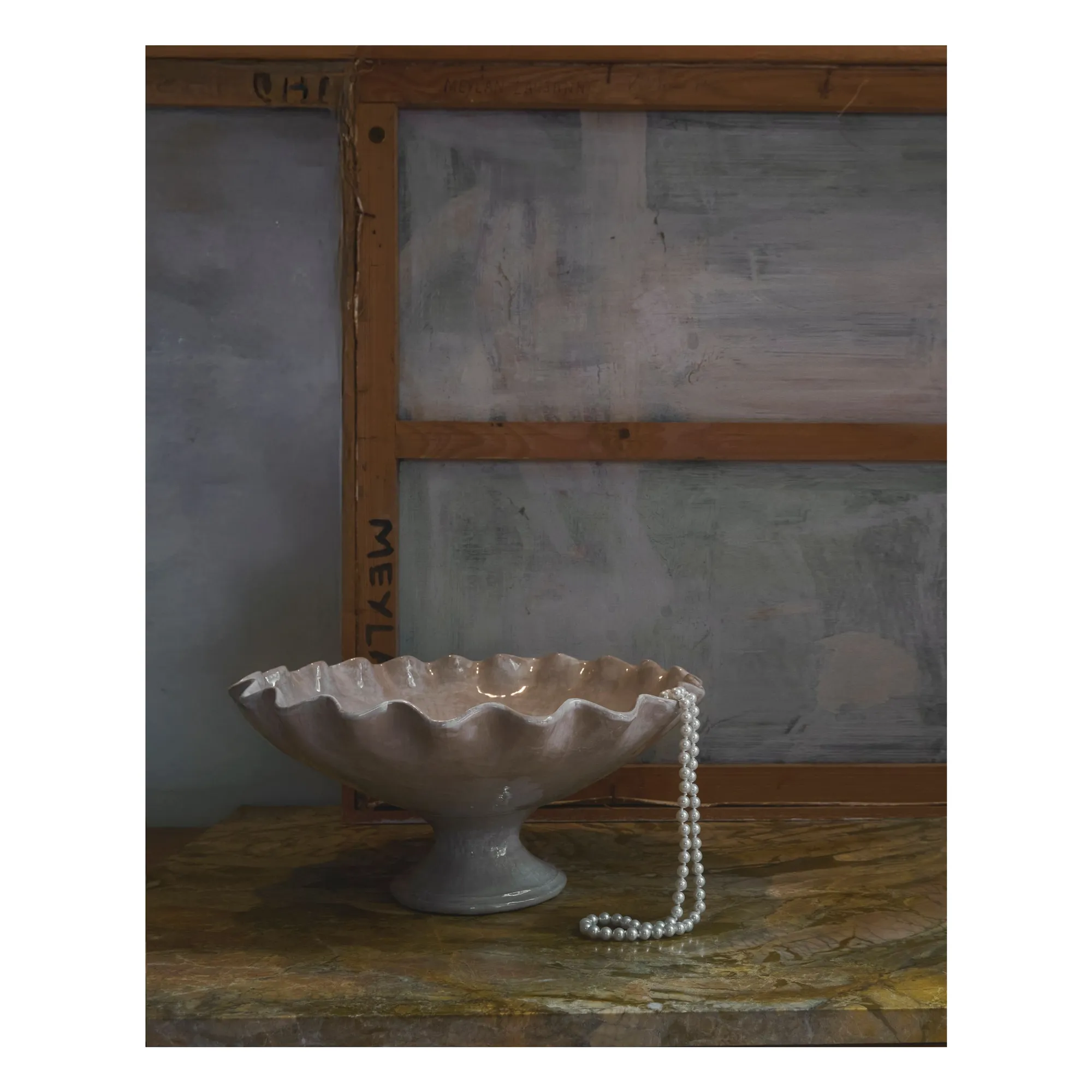 Coupe sur pied Isa | Gris clair- Image produit n°1