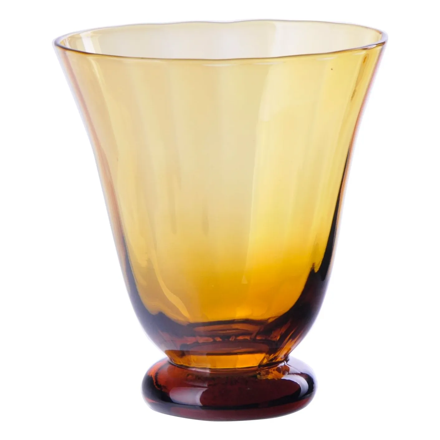 Olsson & Jensen Amber Ball Glasses - Set Of 6