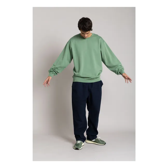 Bond organic cotton sweatshirt | Khaki