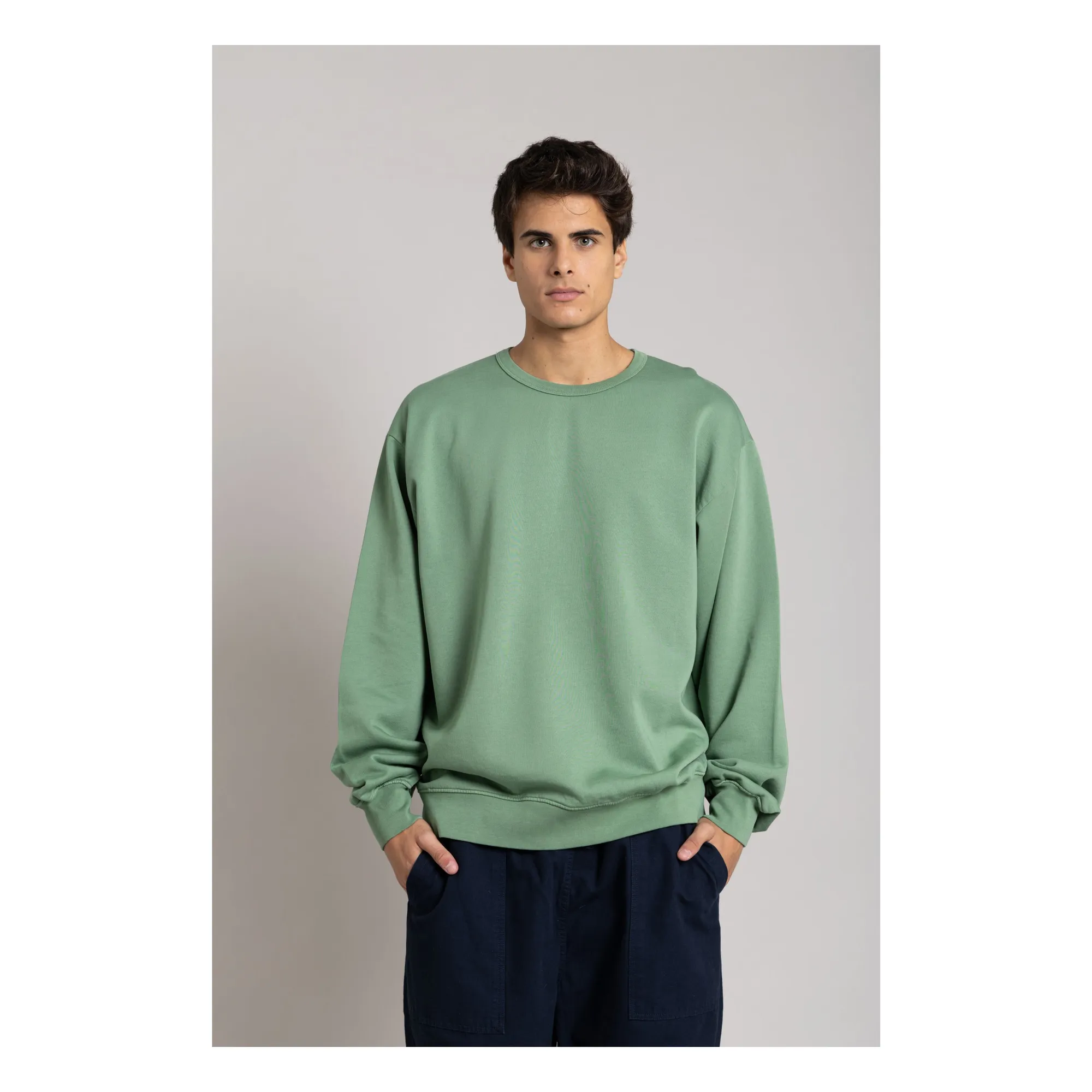 Smallable Man Khaki Bond Organic Cotton Sweatshirt