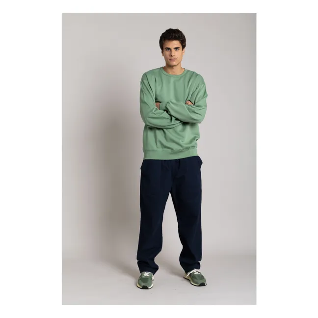 Sudadera Bond de algodón orgánico | Verde Kaki