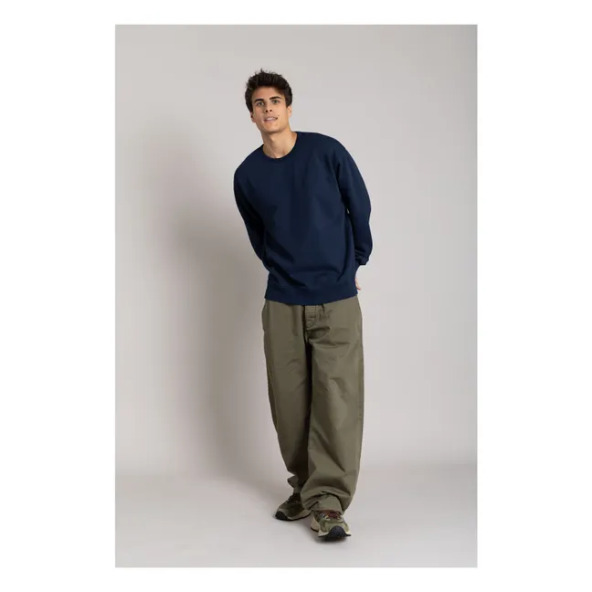 Bond organic cotton sweatshirt | Navy blue