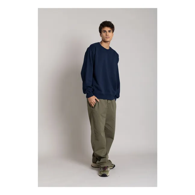 Bond organic cotton sweatshirt | Navy blue