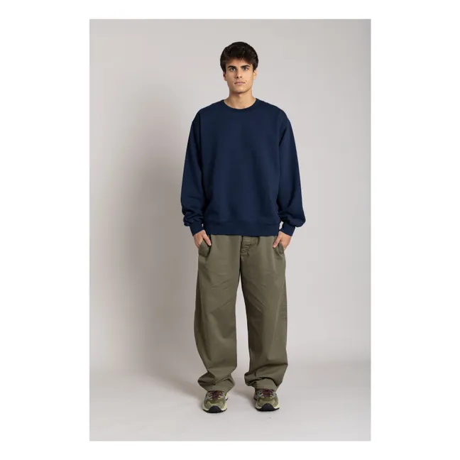 Bond organic cotton sweatshirt | Navy blue