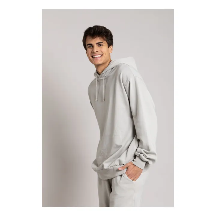 Sweat Java Coton Bio | Gris perle- Image produit n°1