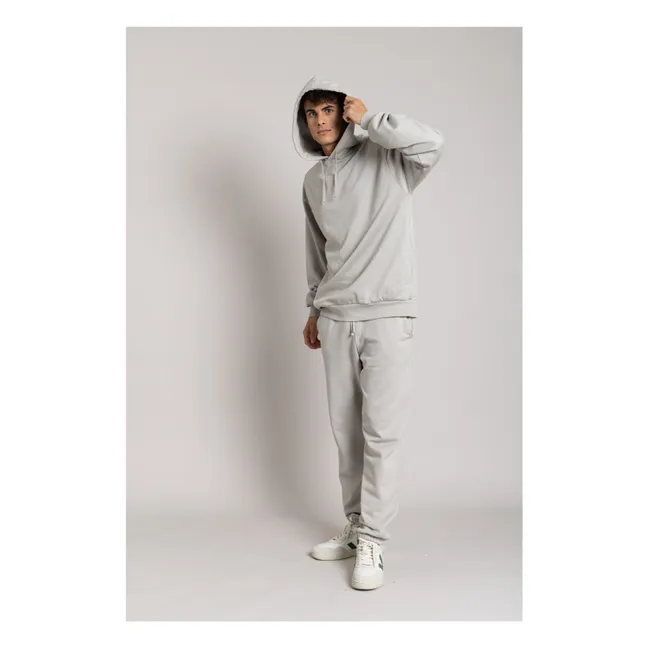 Jogger Shuffle Coton Bio | Gris perle