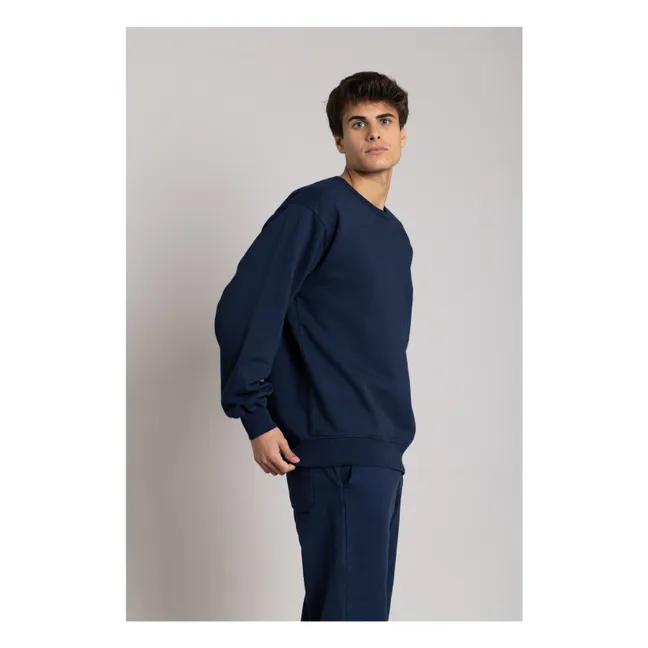 Jogger Shuffle Coton Bio | Bleu marine