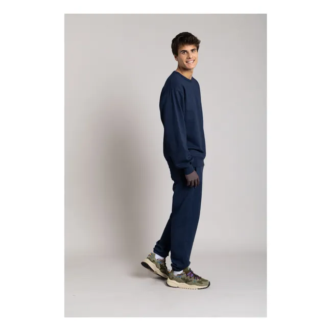 Jogger Shuffle Coton Bio | Bleu marine