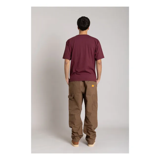 T-shirt Solal Coton Bio | Aubergine