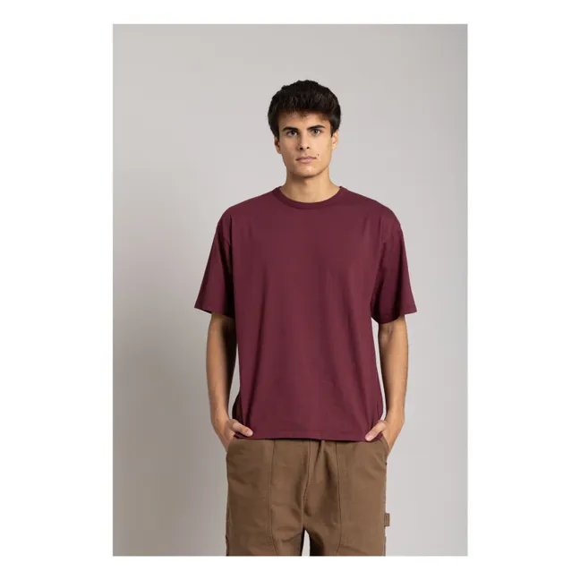 T-shirt Solal Coton Bio | Aubergine