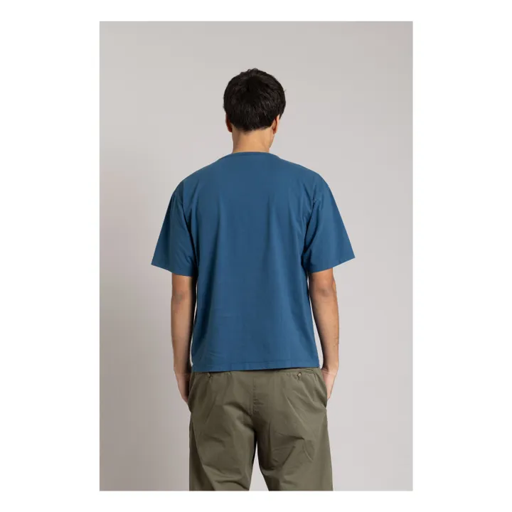 T-shirt Solal Coton Bio | Bleu- Image produit n°4