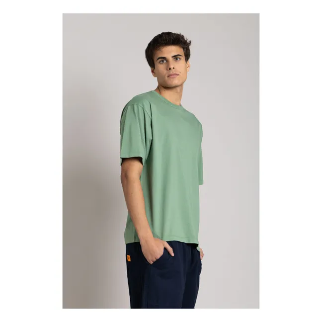 Camiseta Solal de algodón orgánico | Verde Kaki