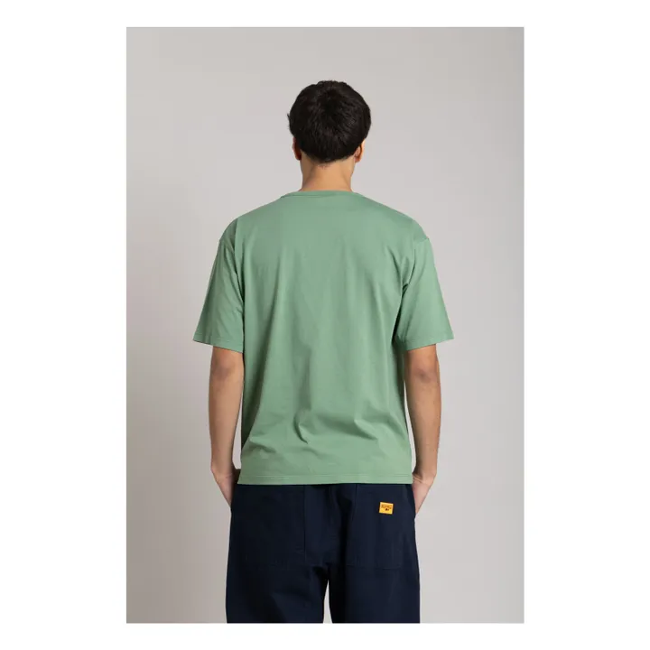 T-shirt Solal Coton Bio | Vert kaki- Image produit n°4
