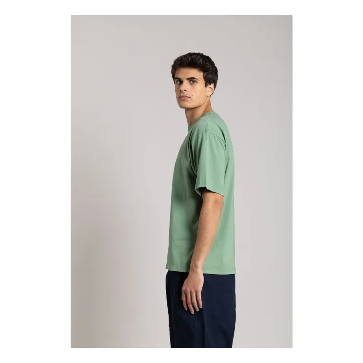 T-shirt Solal Coton Bio | Vert kaki- Image produit n°2