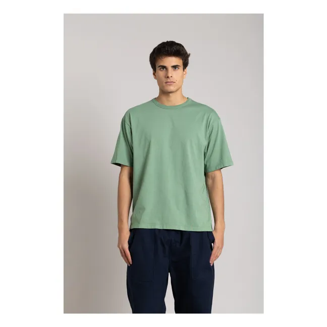 Camiseta Solal de algodón orgánico | Verde Kaki