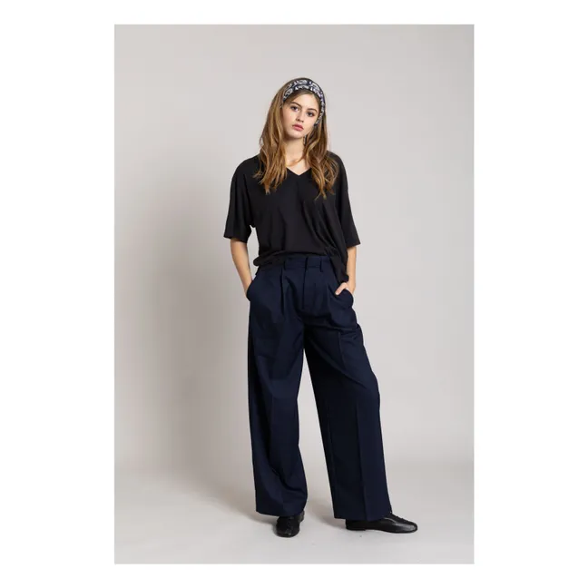 T-shirt Cloud Coton Bio | Noir