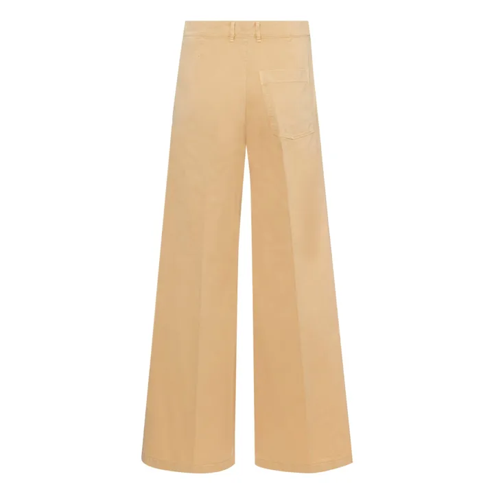 Pantalon Wide Gabardine | Camel- Image produit n°1