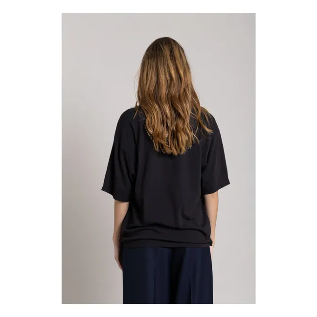 T-shirt Cloud Coton Bio | Noir