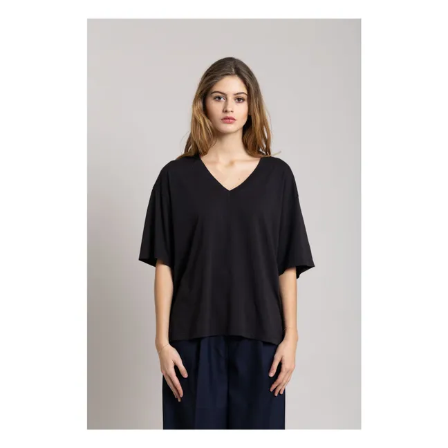 Camiseta Cloud Algodón orgánico | Negro