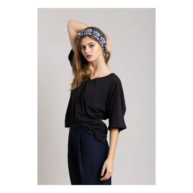 T-shirt Cloud Coton Bio | Noir