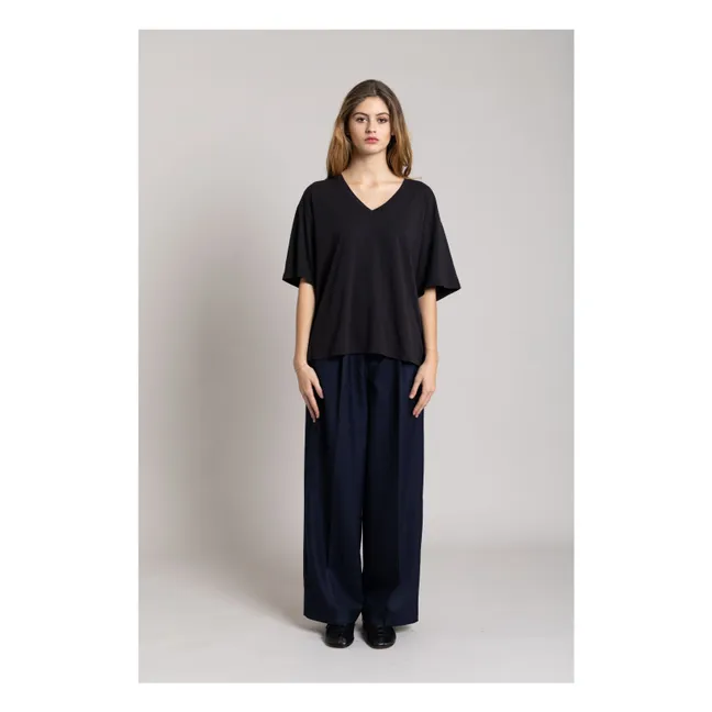 T-shirt Cloud Coton Bio | Noir