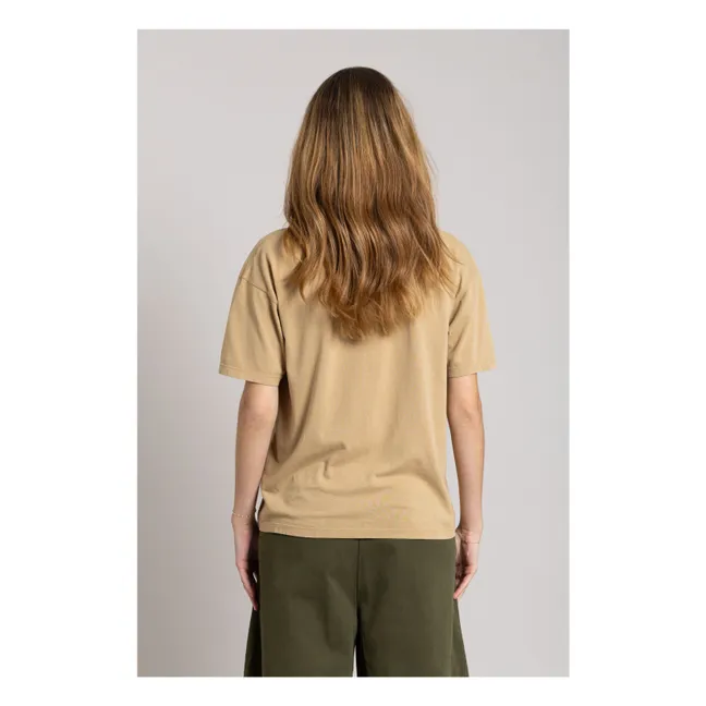 T-shirt in cotone organico Hana | Camel