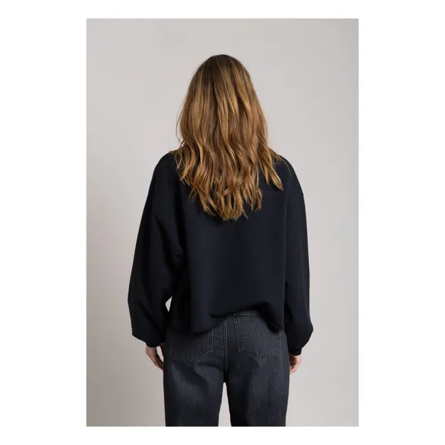 Sudadera Bria de algodón orgánico | Negro