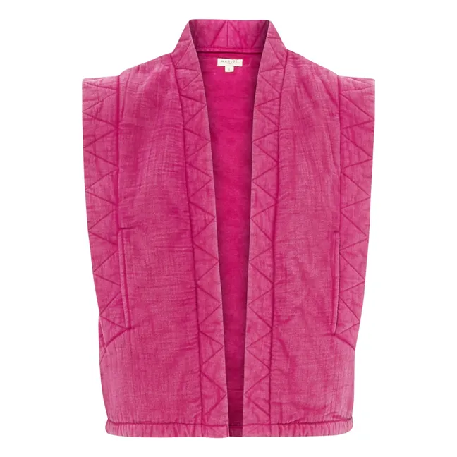 Siska Sleeveless Jacket - Women's Collection | Rose Berry