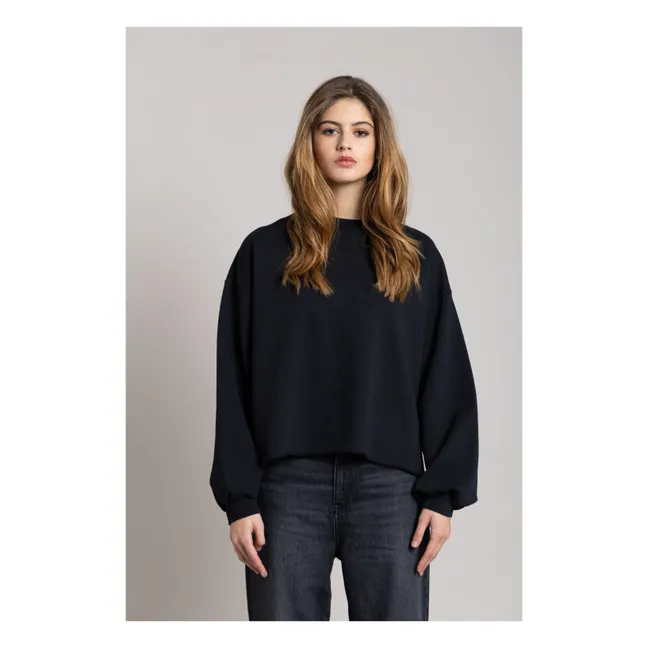 Sudadera Bria de algodón orgánico | Negro