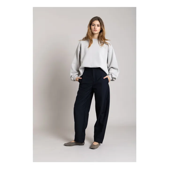 Sweat Bria Coton Bio | Gris perle- Image produit n°4